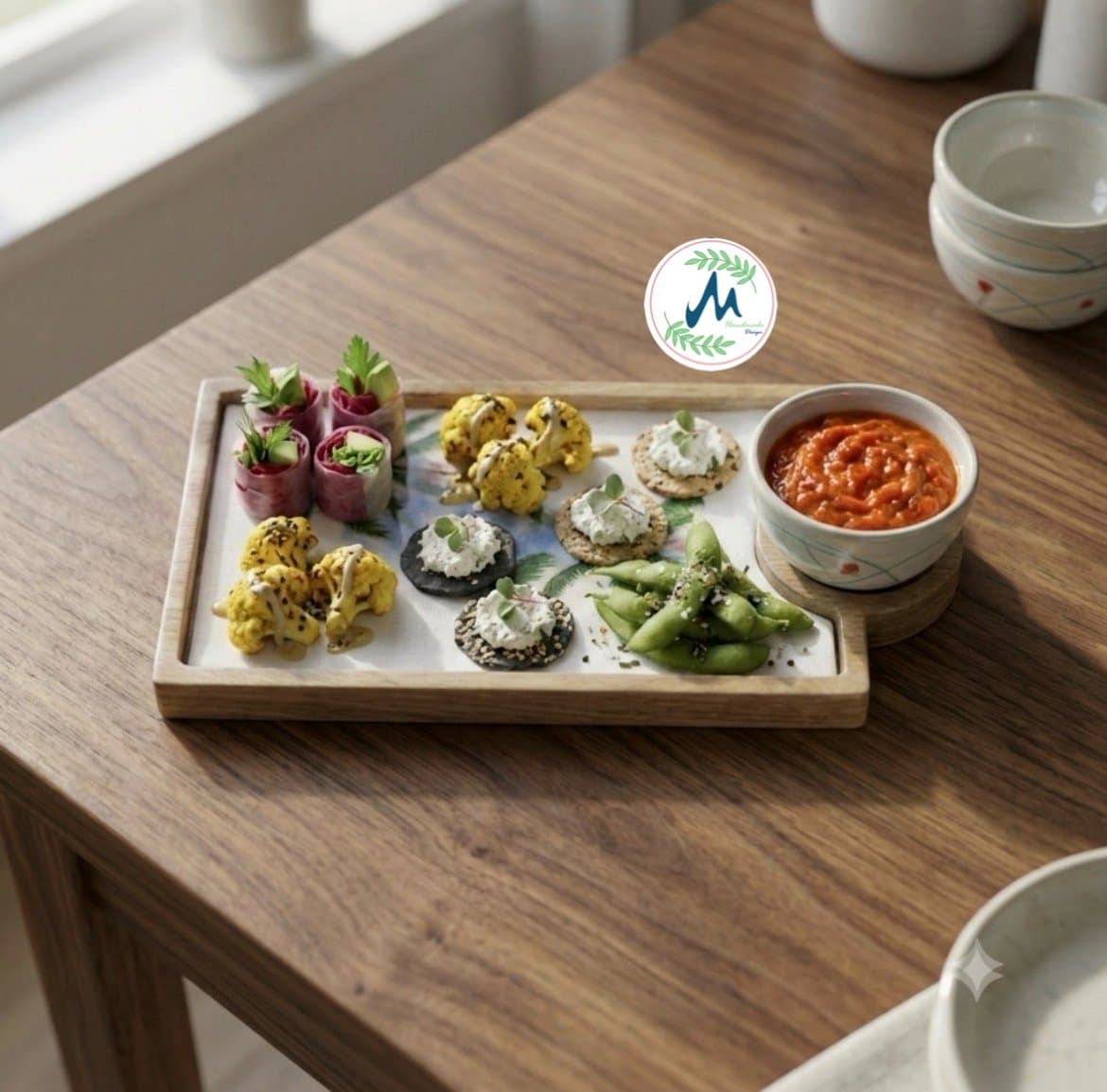 Bird tray angle view