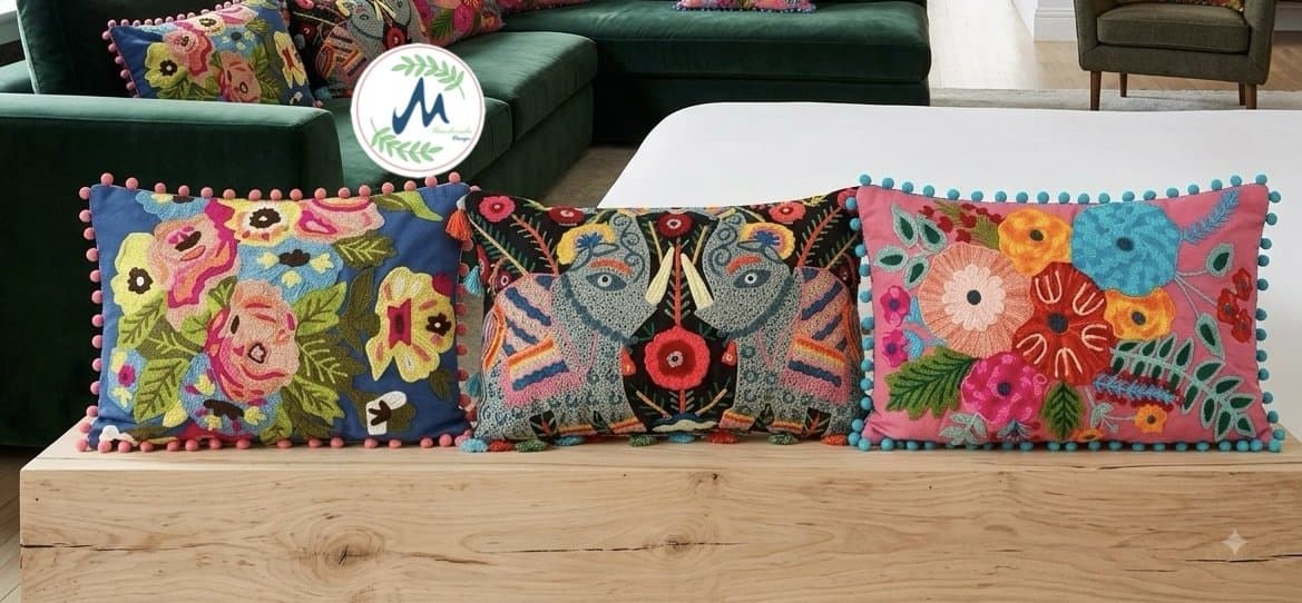 Royal Embroidered Cushion Set