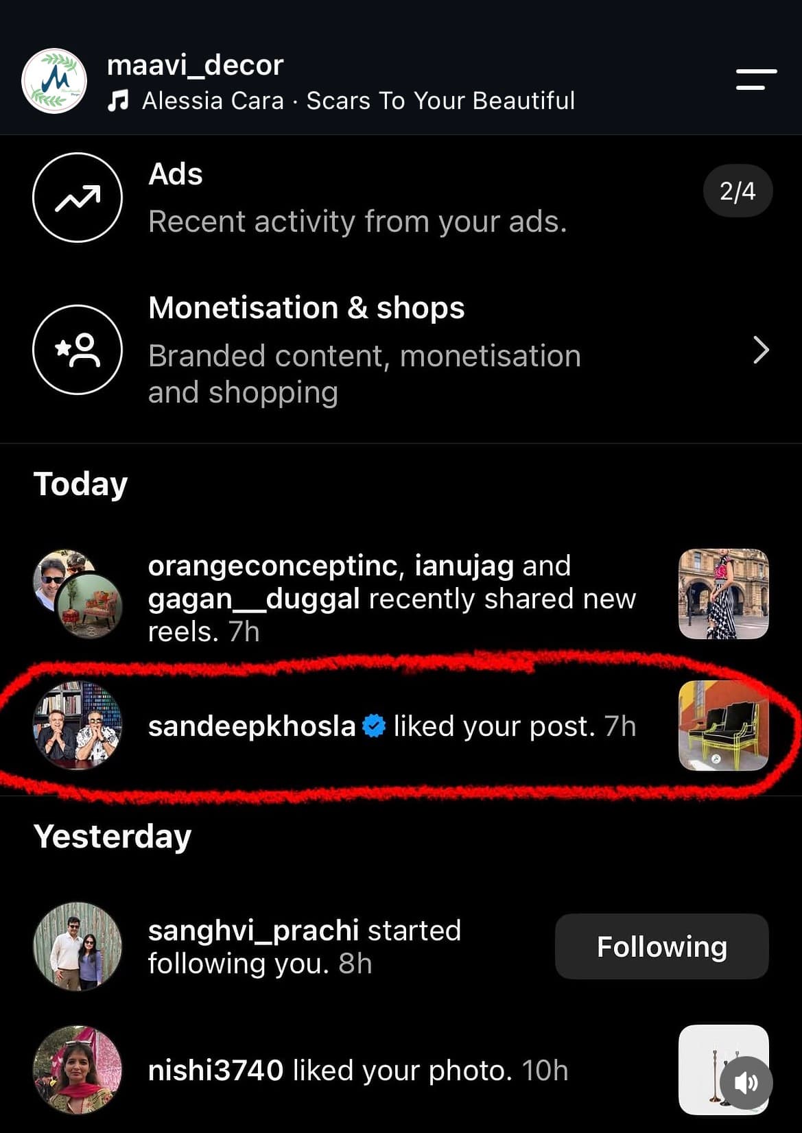 Couture designer Sandeep Khosla verified Instagram like